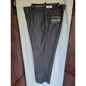 Axis Dress Pants Gray Mens Size 42x30 Straight Fit Wrinkle Resistance New TAGS